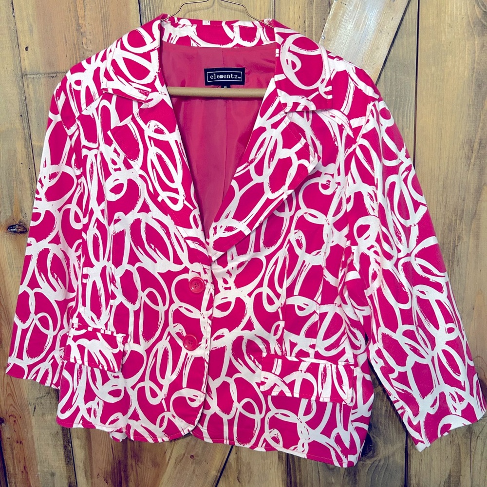 Elementz 3/4 Hot pink Blazer XL